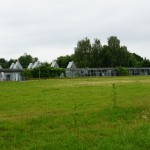 Römermuseum mit stilisierten „Lederzelten“ als Lichtkuppeln